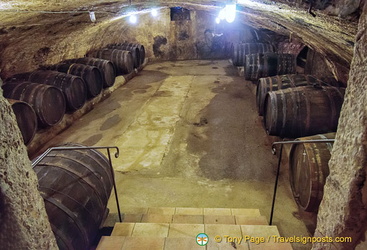 Wine cellar at Dr. Pauly Bergweiler